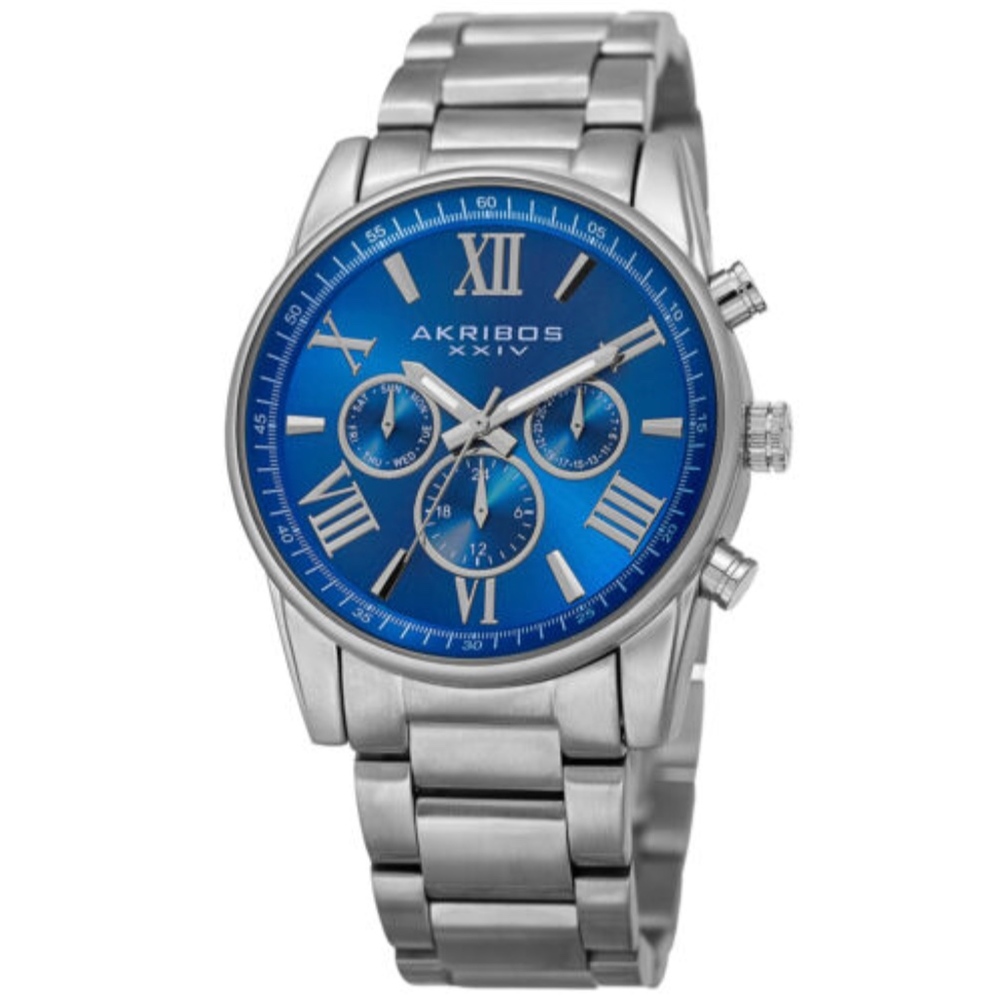 Stainless Steel Boyfriend Swiss Quartz Watch